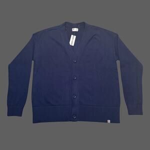 Fila Casa Baseline Cardigan Navy Blue Size Men XL NWT $150 MSRP Unisex